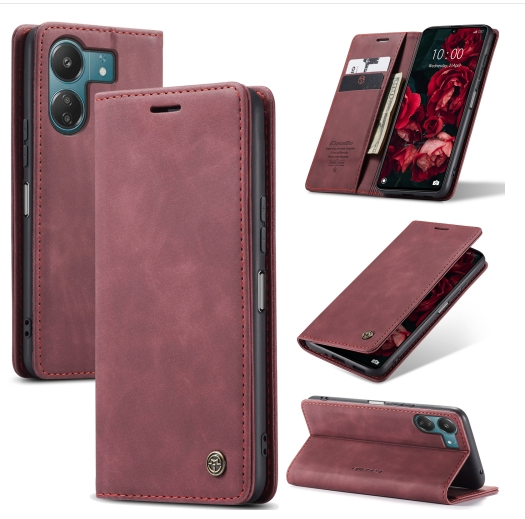 Xiaomi 13C/ Poco C65. Funda CaseMe Flip leather case con cierre magnético