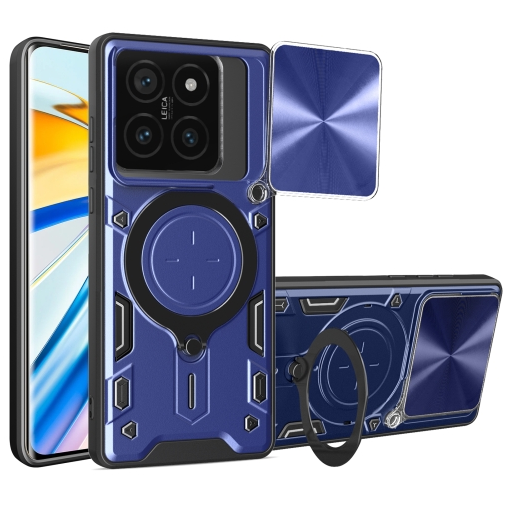 Xioami 14T PRO. Funda Camshield con anillo compatible con soportes magnéticos