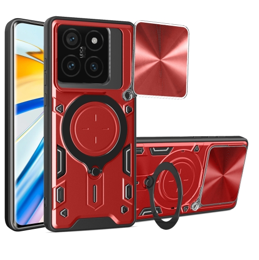 Xioami 14T PRO. Funda Camshield con anillo compatible con soportes magnéticos