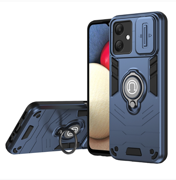 Samsung A06. Funda Camshield TPU+PC con anillo magnético