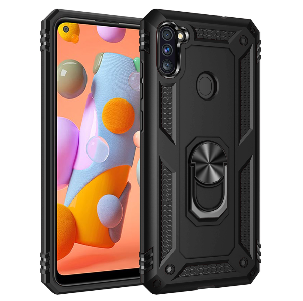Samsung A11. Funda Armor TPU+PC con anillo