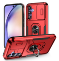 Samsung A14. Funda Armor con protector de cámaras y anillo
