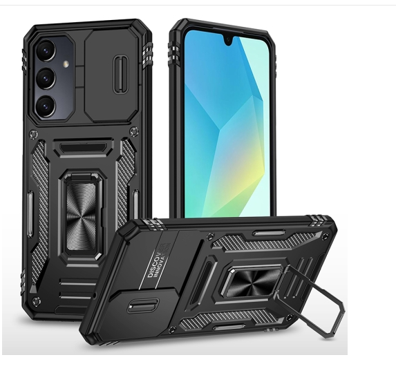 Samsung A16. Funda Armor Camshield TPU+PC con anillo magnético