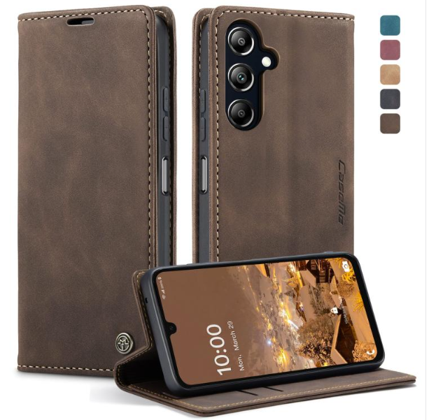 Samsung A16. Funda CaseMe Flip leather case con cierre magnético