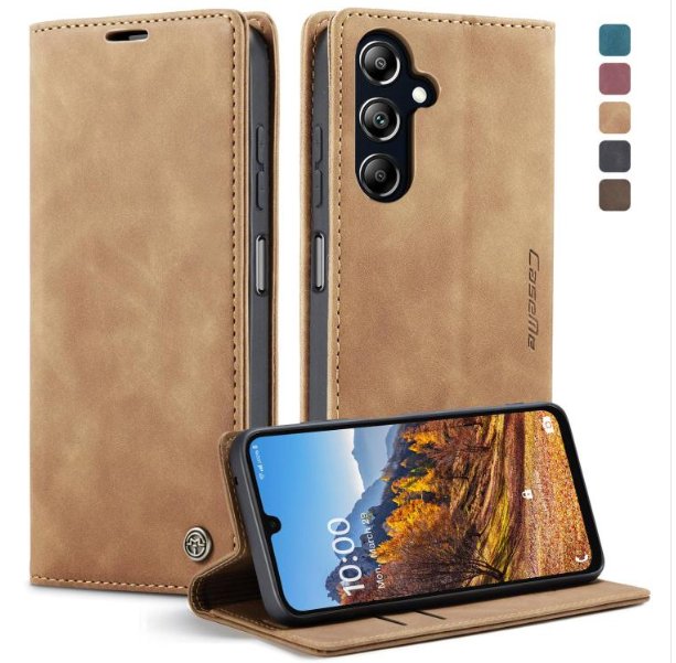 Samsung A16. Funda CaseMe Flip leather case con cierre magnético