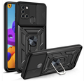 Samsung A21s. Funda Camshield TPU+PC con anillo magnético