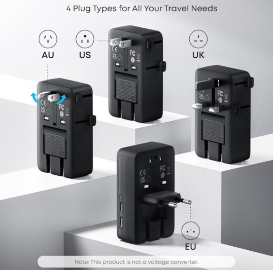 Cargador Portátil Rápido ANKER A9215 Multi-Adaptador 20W PD Smart