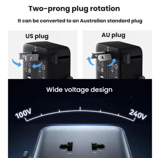 Cargador Portátil Rápido ANKER A9215 Multi-Adaptador 20W PD Smart