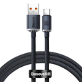 Baseus Crystal Shine Series. Cable Carga Rápida USB A/ Tipo-C 100W, Largo:1.2 m