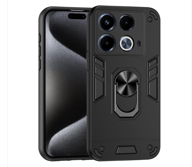 Infinix Note 40. Funda antigolpes TPU+PC con anillo magnético