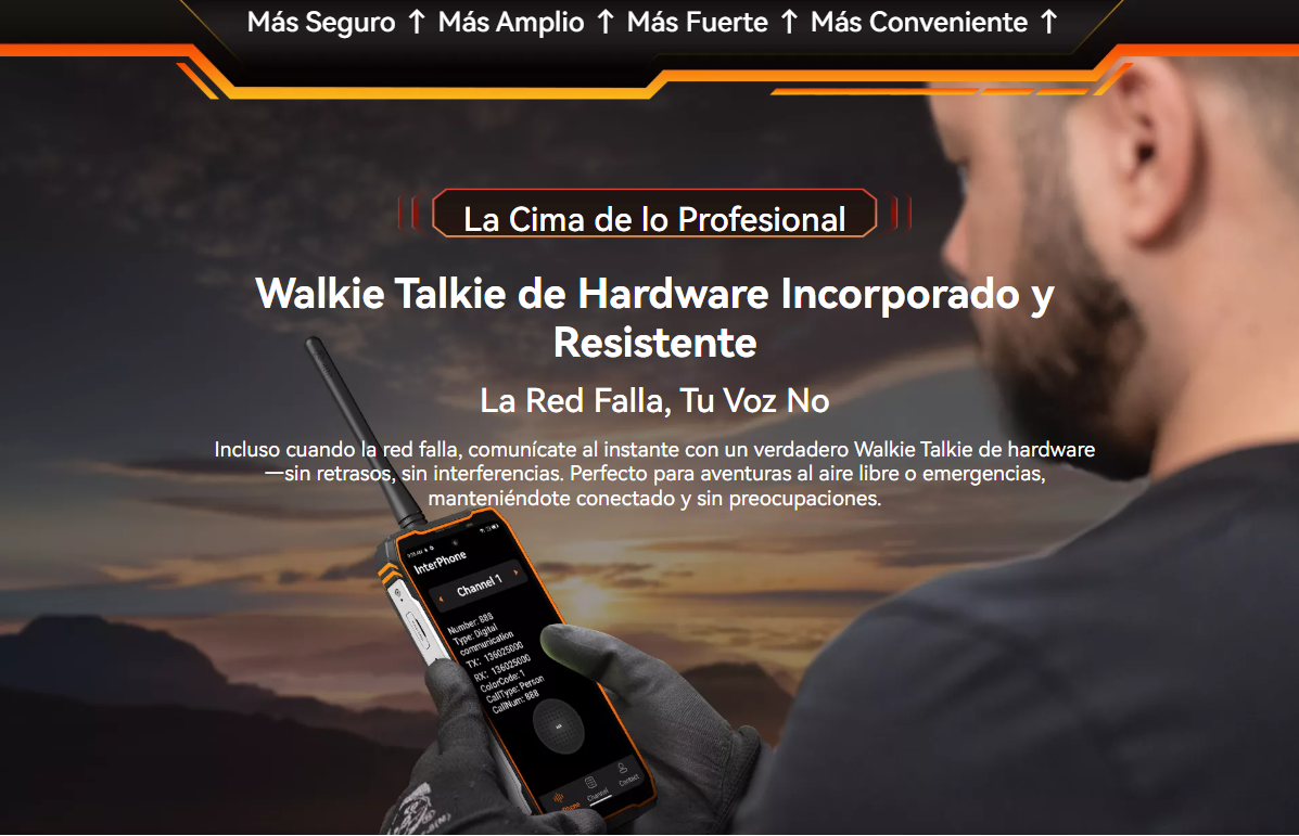 Blackview Xplore 1 Walkie Talkie. 12GB+256GB, 6.78 pulgadas, Android 15, Red 5G. 3 Sin interés.