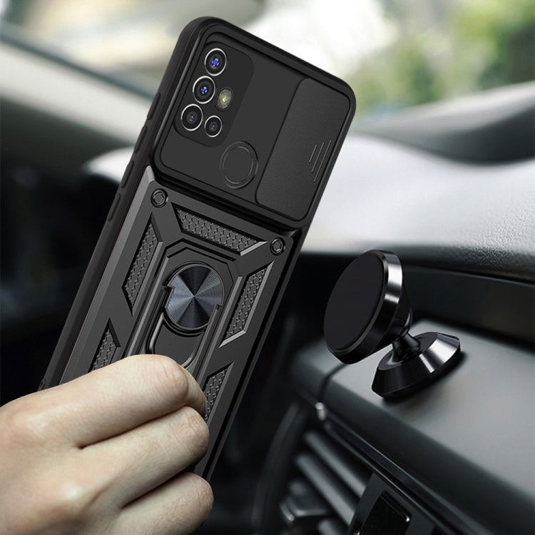 Motorola G30/G20/G10. Funda Camshield TPU+PC con anillo magnético