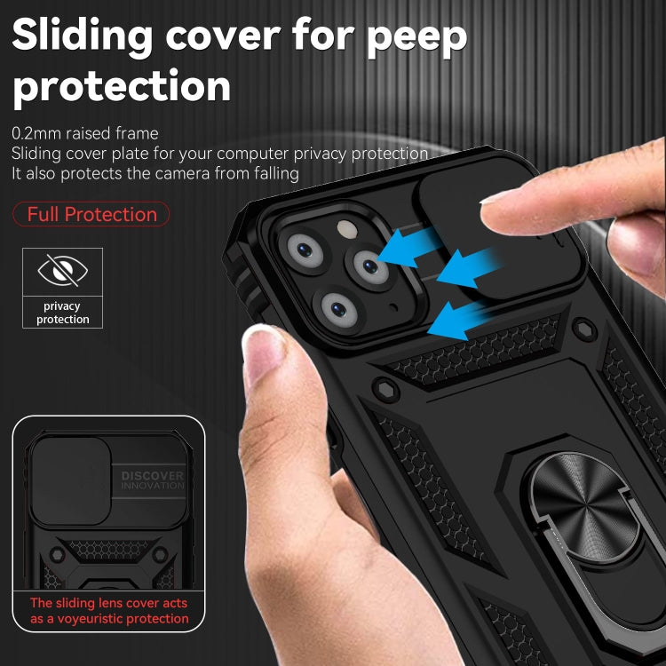 IPhone 11 Pro. Funda Camshield TPU+PC con anillo magnético