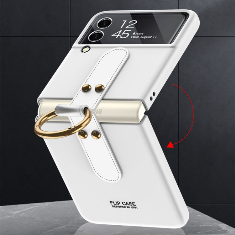 Samsung Z Flip4. Funda GKK PC flip case con anillo