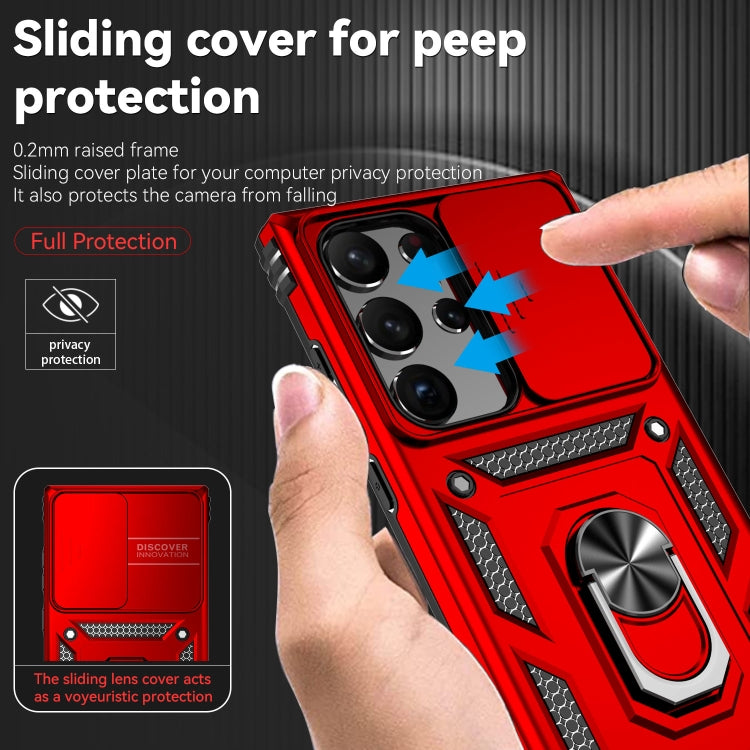 Samsung S23 Ultra 5G. Funda Armor Camshield TPU+PC con anillo