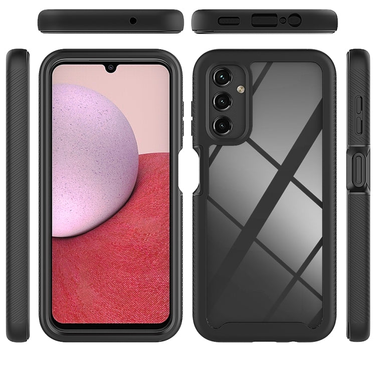 Samsung A14. Funda 360° con protector de pantalla (negro)