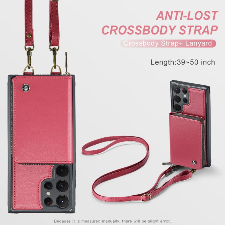 Samsung S23 Ultra 5G. Funda JEEHOOD wallet leather case con correa