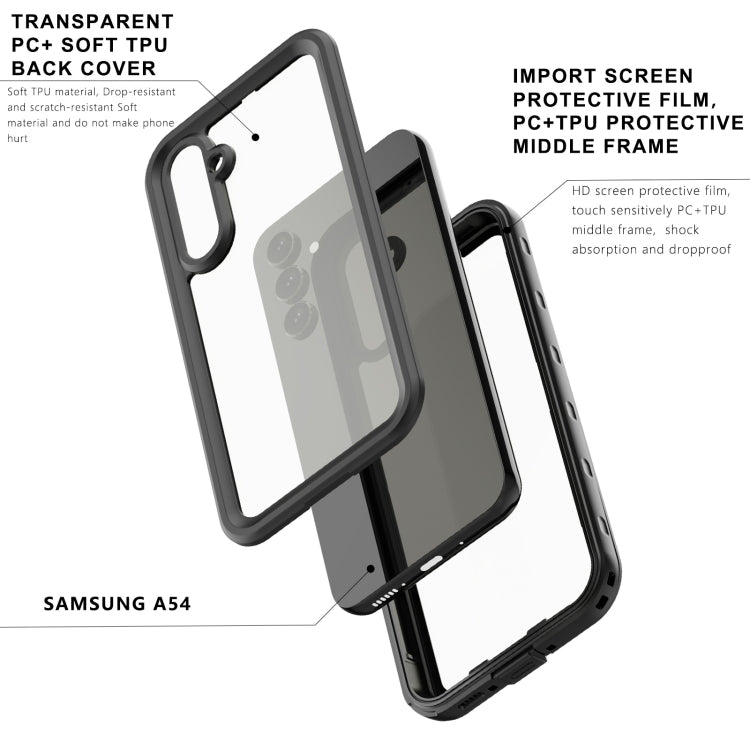 Samsung A54 5G. Funda RedPepper IP68 360 sumergible (negro)
