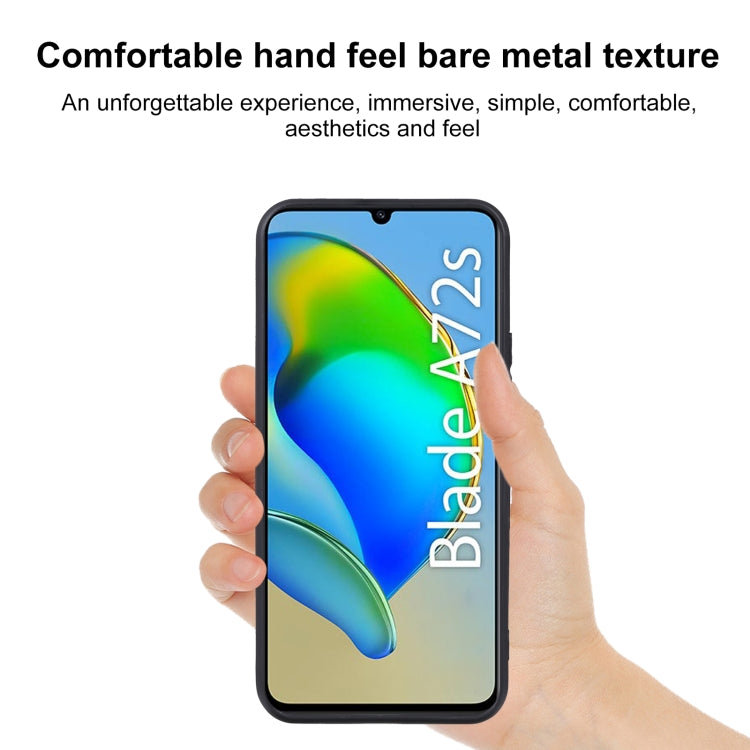 ZTE Blade A72s. Funda Soft TPU (negro)