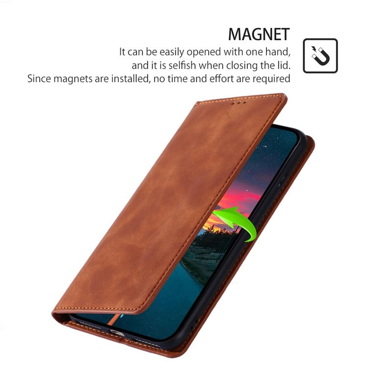 Infinix Note 40. Funda leather case con cierre magnético