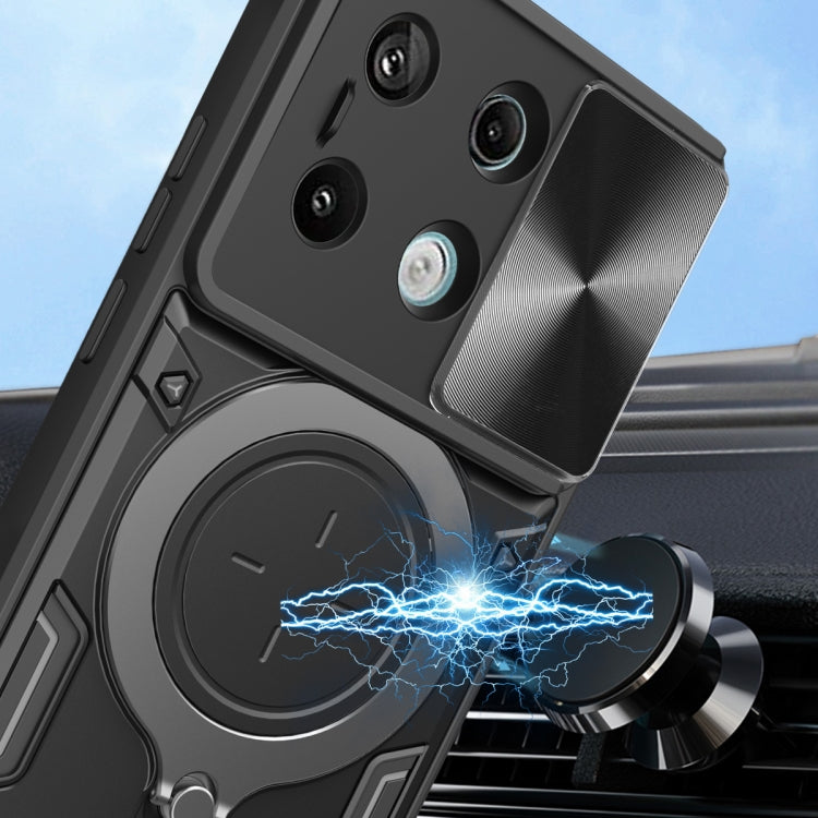 Xiaomi Note 13 Pro 5G. Funda Camshield TPU+PC con anillo holder