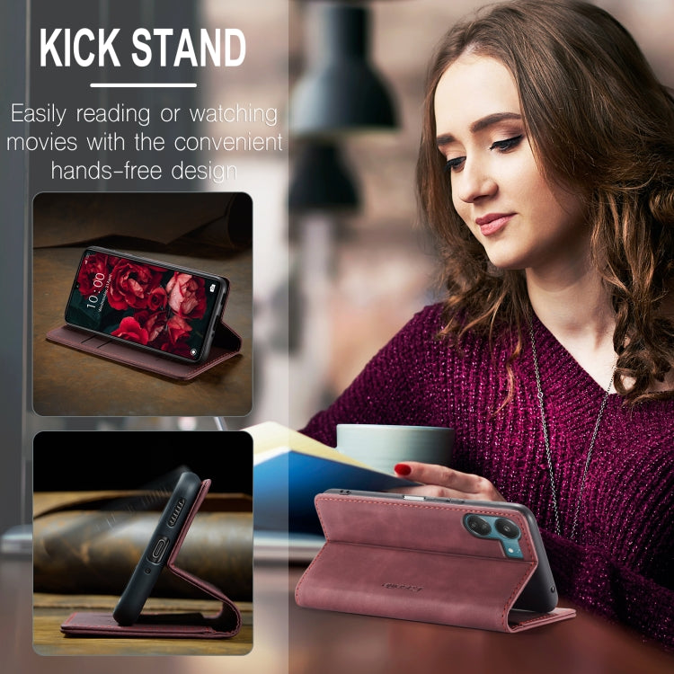 Xiaomi 13C/ Poco C65. Funda CaseMe Flip leather case con cierre magnético