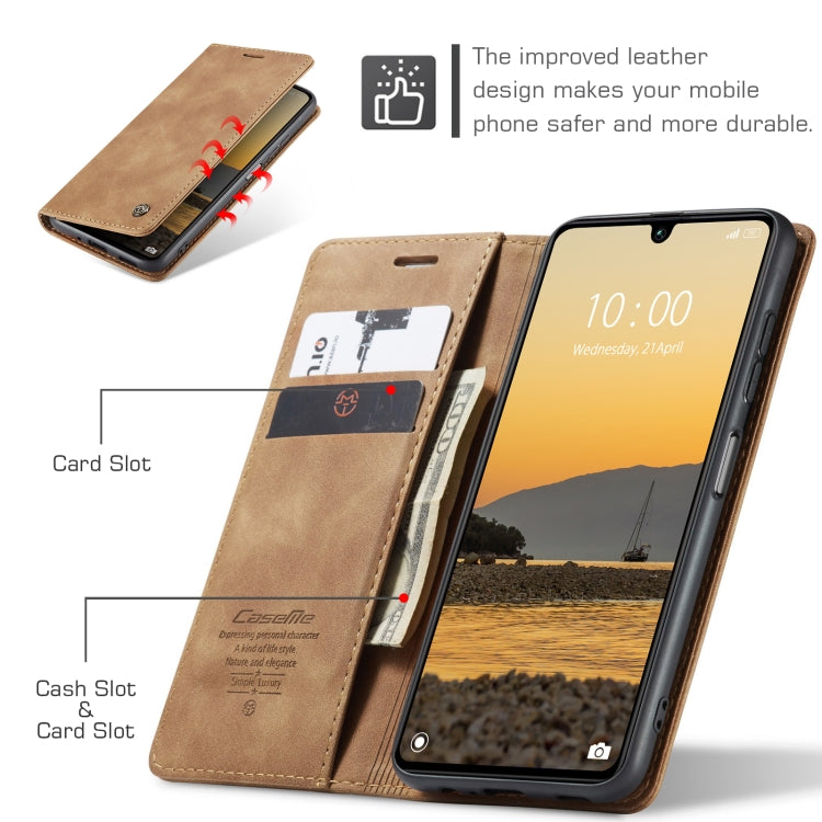 Xiaomi 13C/ Poco C65. Funda CaseMe Flip leather case con cierre magnético