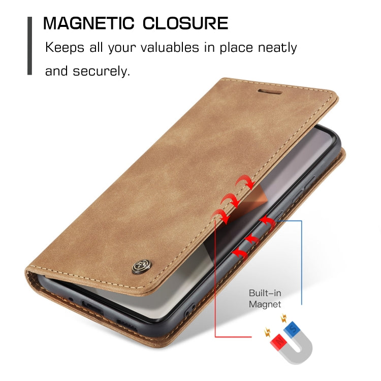 Xiaomi Note 13 Pro Plus. Funda CaseMe leather case con cierre magnético