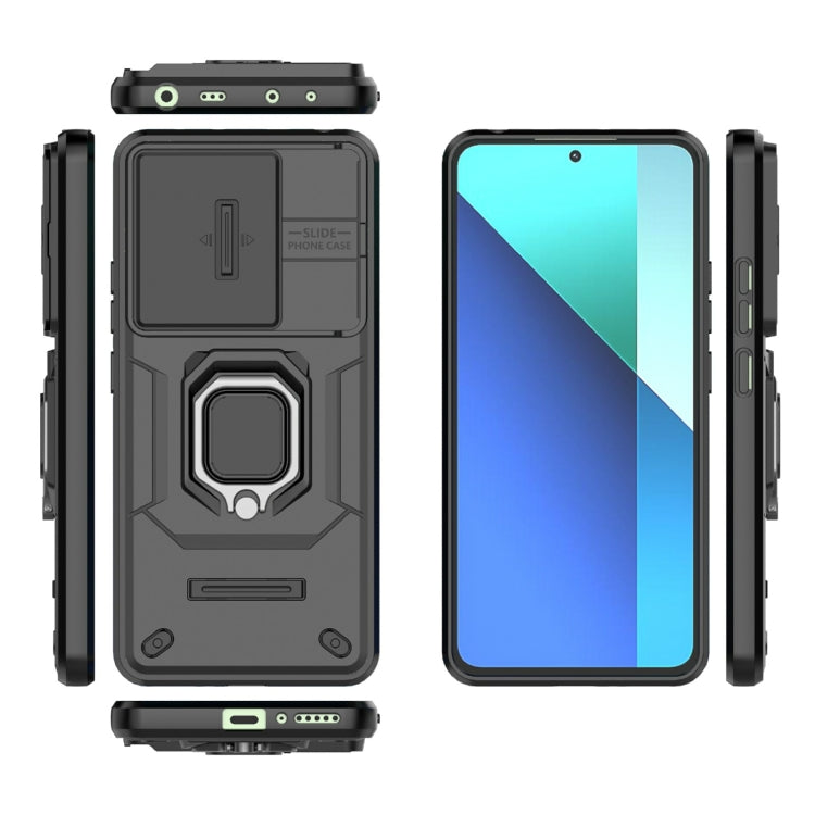 Xiaomi Note 13 4G. Funda Camshield PC+TPU con anillo