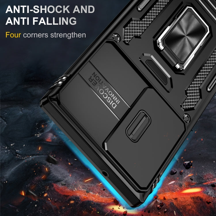 Samsung S24 Ultra 5G. Funda Armor Camshield TPU+PC con anillo magnético