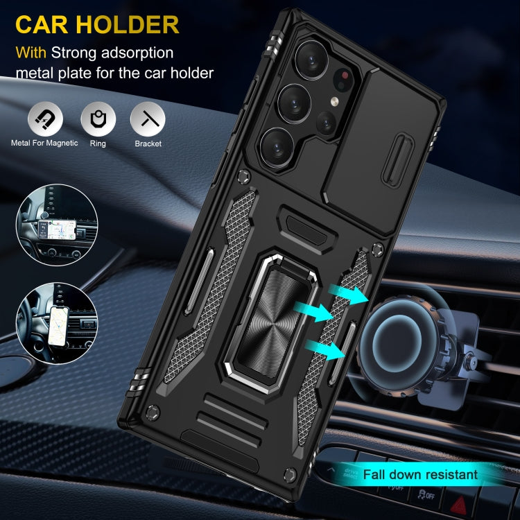 Samsung S24 Ultra 5G. Funda Armor Camshield TPU+PC con anillo magnético