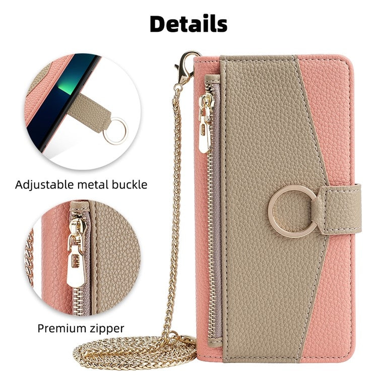 Infinix Note 40. Funda leather case con correa