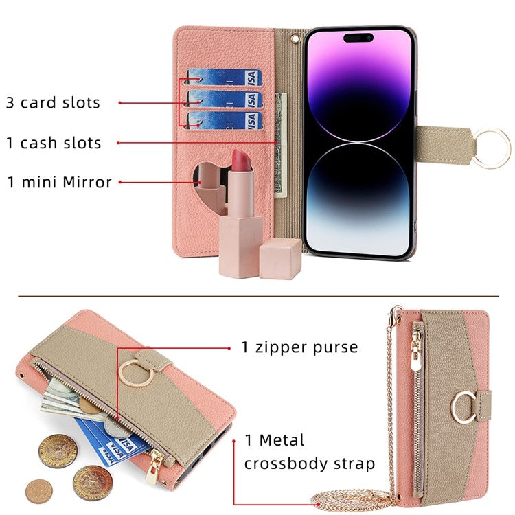 Infinix Note 40. Funda leather case con correa