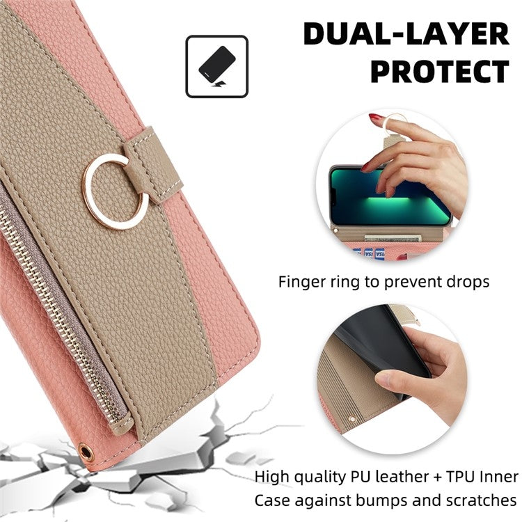 Infinix Note 40. Funda leather case con correa