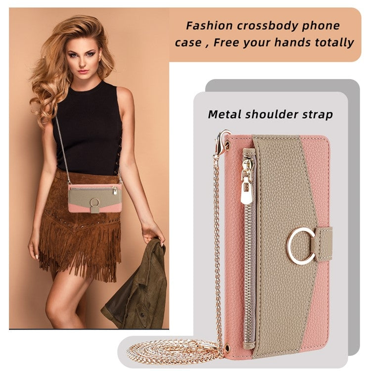 Infinix Note 40. Funda leather case con correa