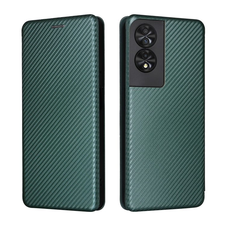 TCL 40 NxtPaper. Funda leather case textura fibra de carbono