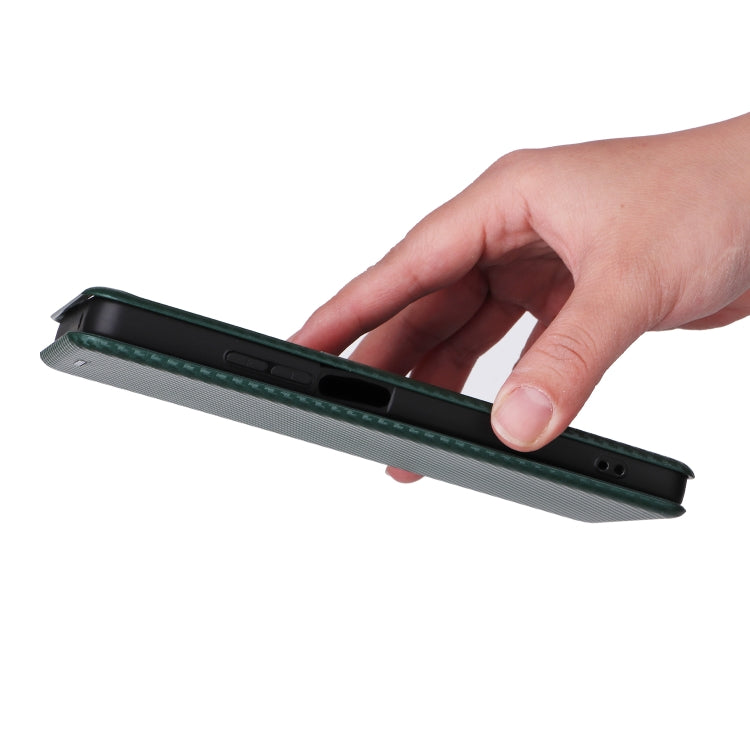 TCL 40 NxtPaper. Funda leather case textura fibra de carbono