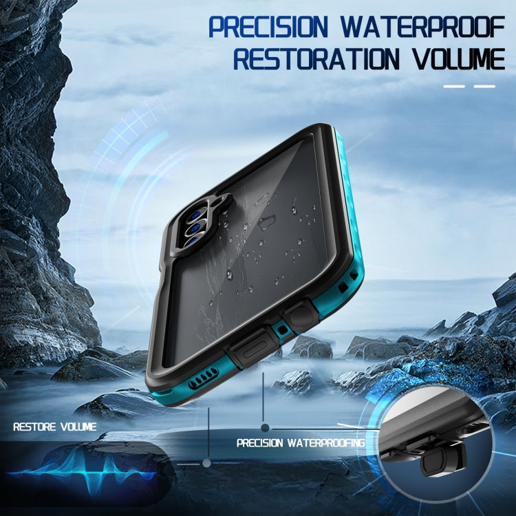 Samsung A15. Funda 360 IP68 con protector de pantalla sumergible