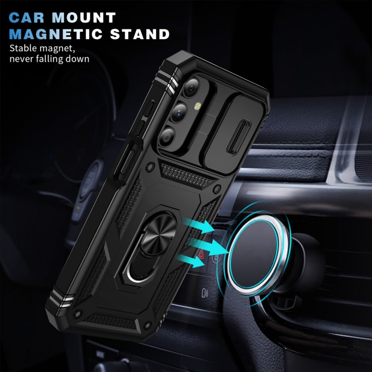 Samsung A15. Funda Armor Camshield TPU+PC con marco frontal y anillo