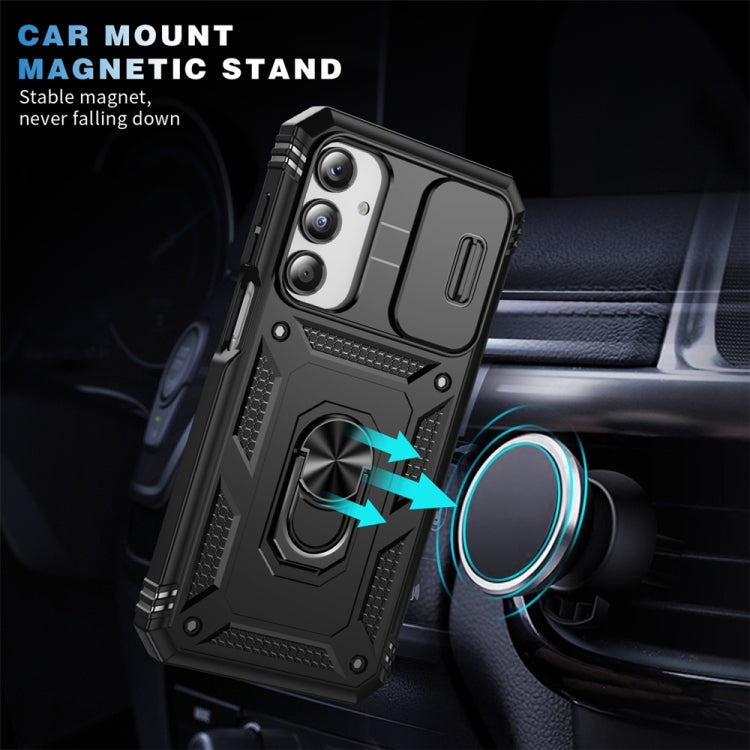 Samsung A16. Funda Armor TPU+PC Camshield con marco frontal y anillo