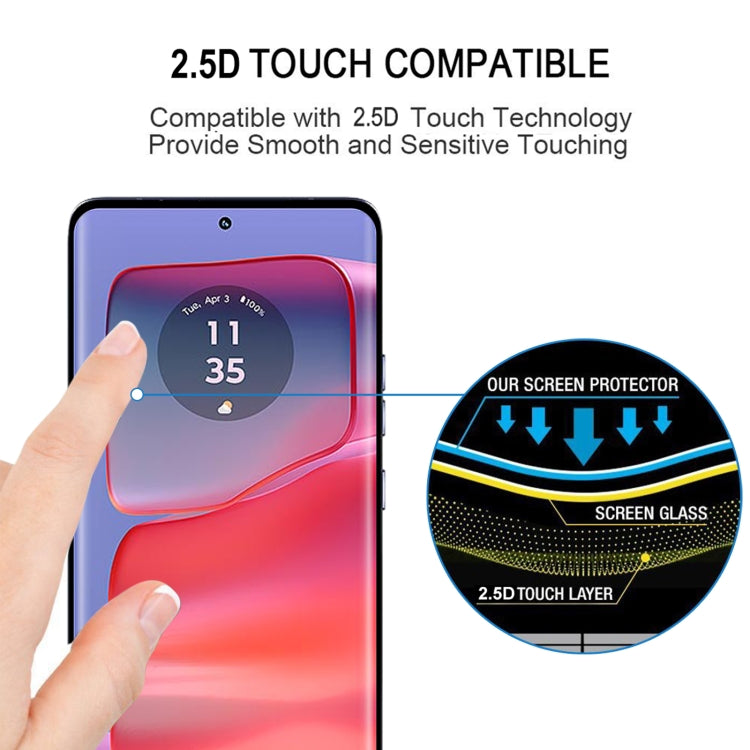 Motorola Edge 50 Pro. Vidrio templado curvo 9H 3D