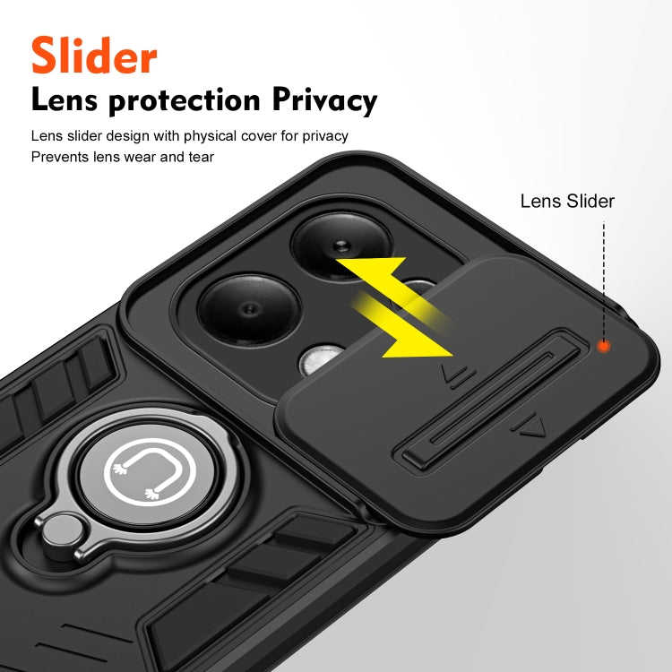 Xioami Redmi Note 13 Pro 4G. Funda Camshield TPU+PC con anillo