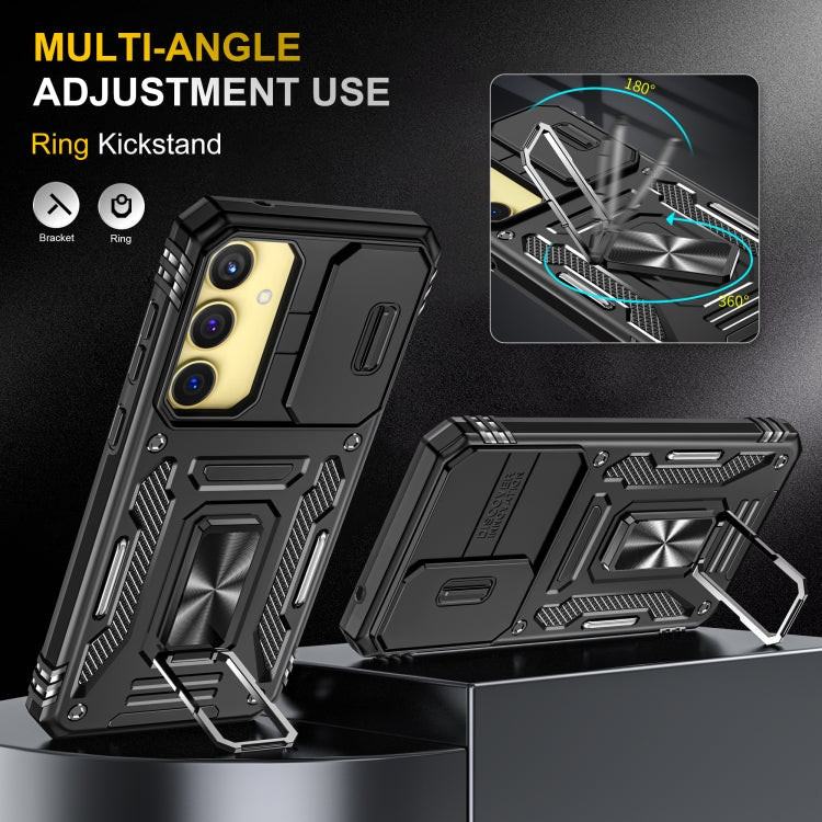 Samsung A35/A55. Funda Armor Camshield TPU+PC con anillo stand
