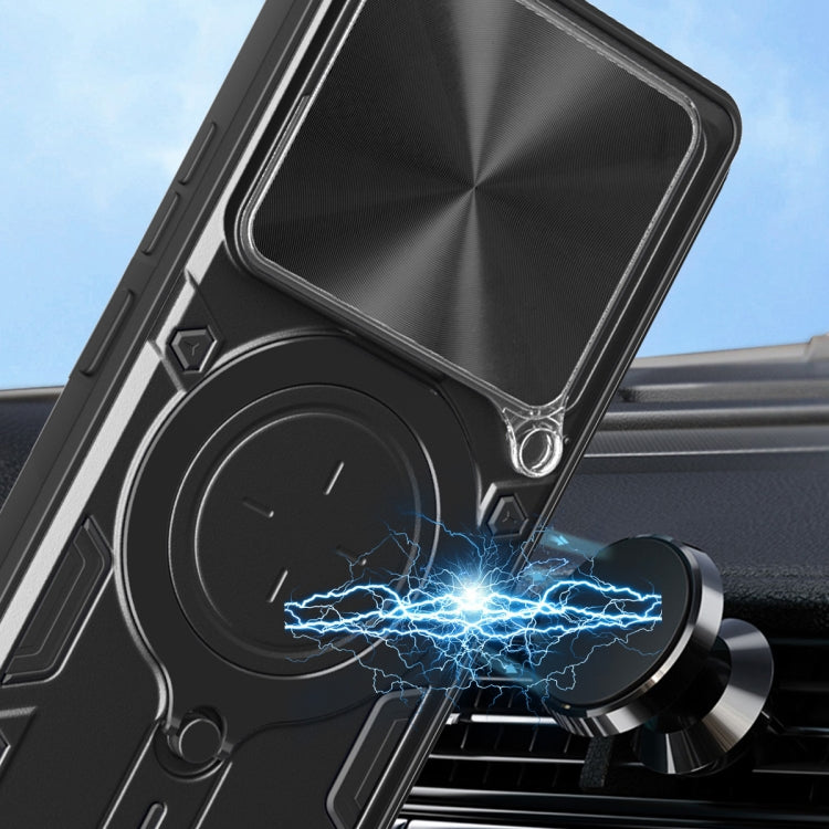 Xiaomi 14T. Funda Camshield con anillo stand TPU+PC