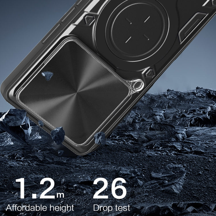 Xiaomi 14T. Funda Camshield con anillo stand TPU+PC