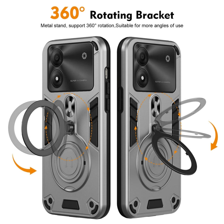 ZTE Blade A34/A54. Funda TPU+PC con anillo stand magnético