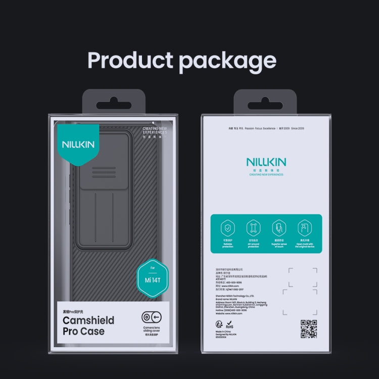 Xiaomi 14T. Funda NILLKIN Camshield PRO-PC case
