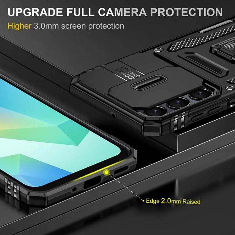 Samsung A16. Funda Armor Camshield TPU+PC con anillo magnético