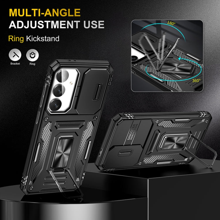 Samsung S24 FE 5G. Funda Armor Camshield TPU+PC con anillo stand