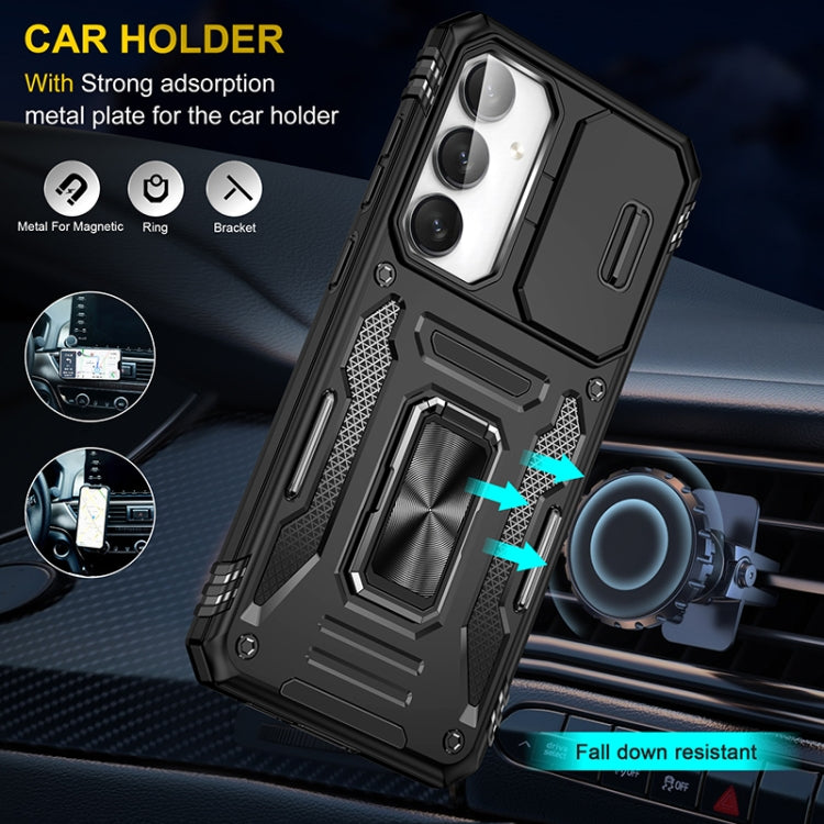 Samsung S24 FE 5G. Funda Armor Camshield TPU+PC con anillo stand